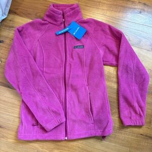 Columbia women’s small Fleece Jacket - Pink new with tags outerwear